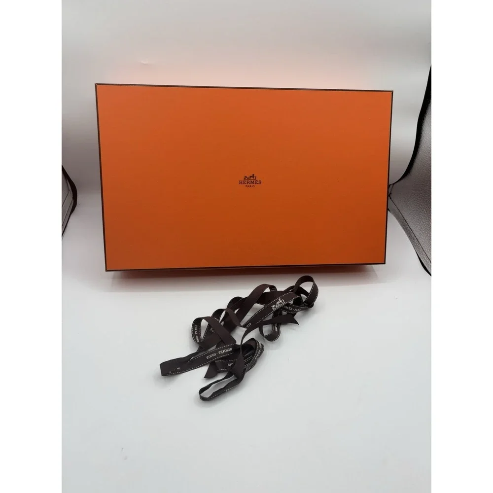 Hermes Authentic‎ Empty Gift box Tissue Ribbon 15
